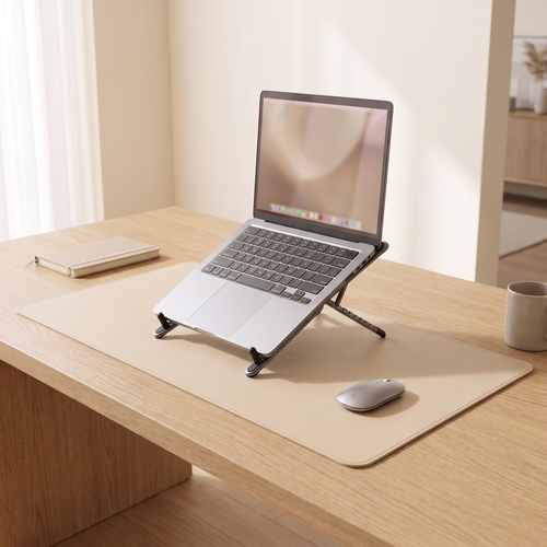 Ordinateur portable installé sur le Support Nomade Essentiel